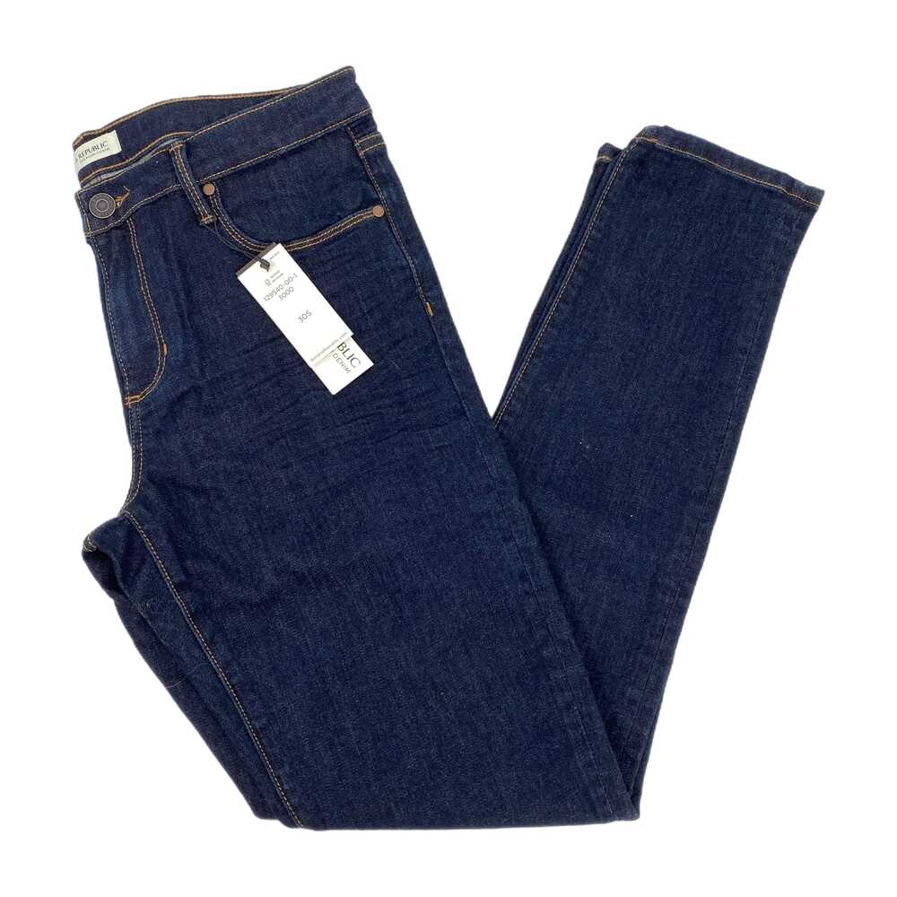 Banana Republic Blue Dark Wash Skinny Jeans | Size 30 Petite